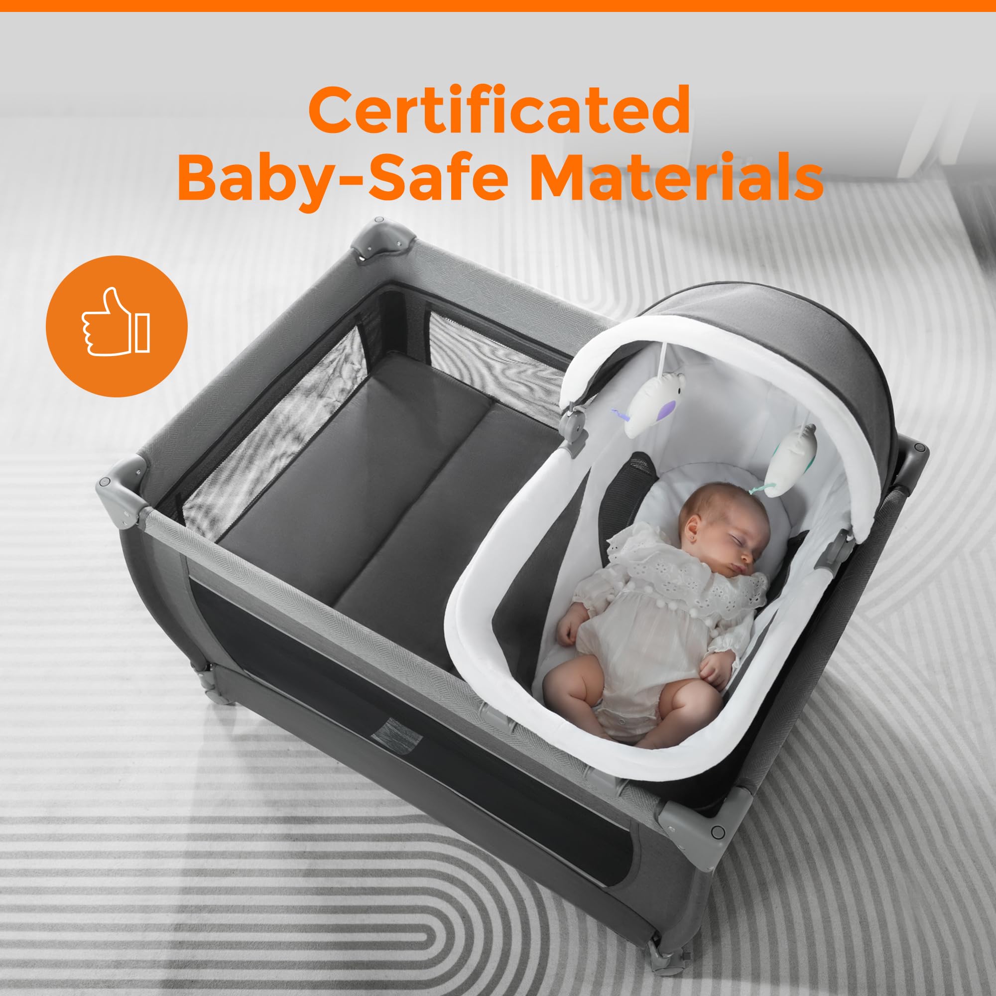 Pamo Babe partition storage bag keeps essentials organized