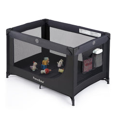 Pamo Babe portable crib playpen assembled for safe sleep and playtime.