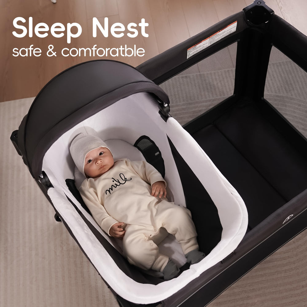 Pamo Babe wheels ease room-to-room movement for busy caregivers.
