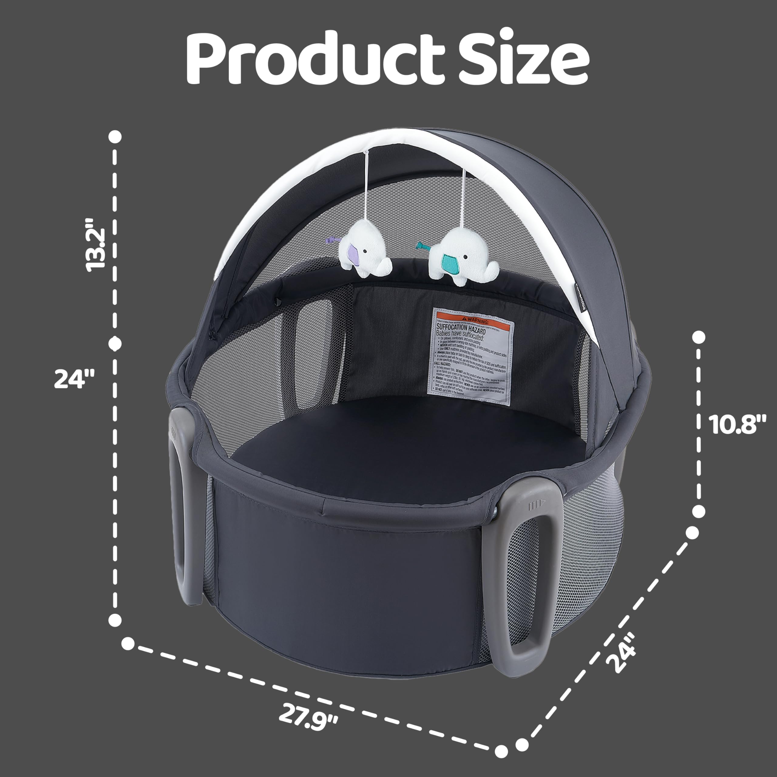 Pamo Babe Skin-Friendly Mattress cushions baby with gentle support.