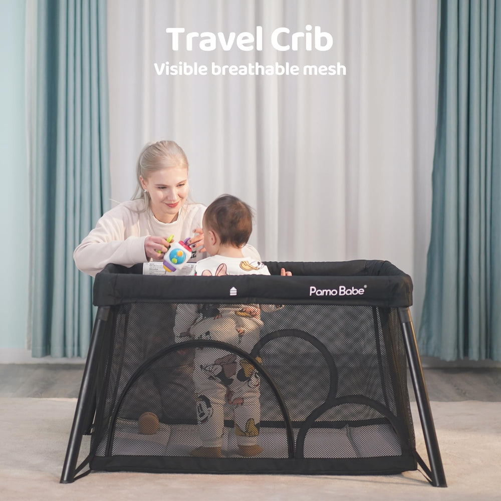Pamo Babe travel crib in car travel ready for trips