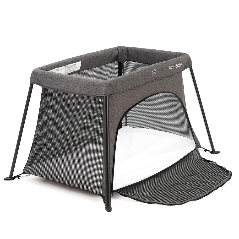 Pamo Babe Travel Crib in-use nap time scene