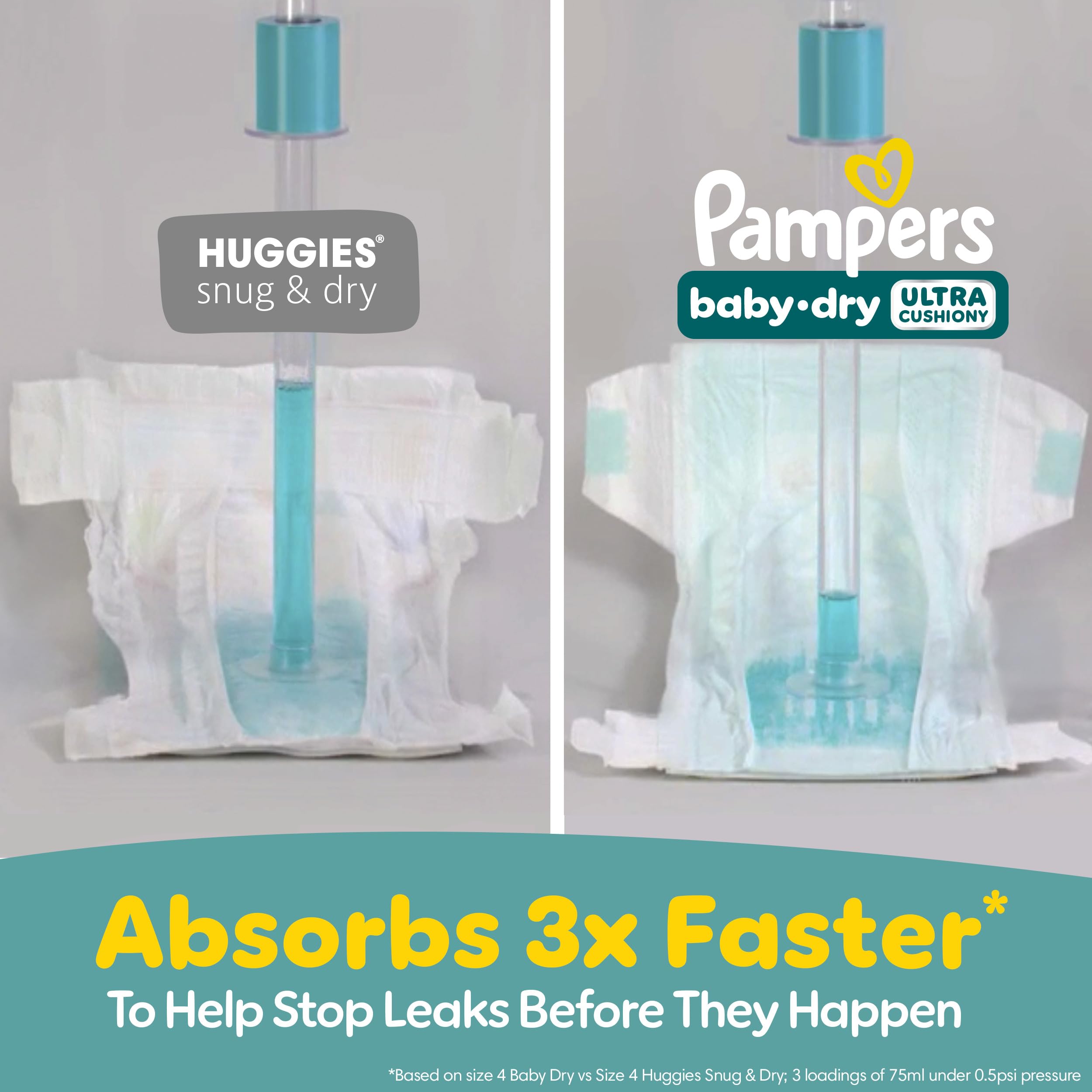 Pampers Baby-Dry Overnight protection supports restful nights.