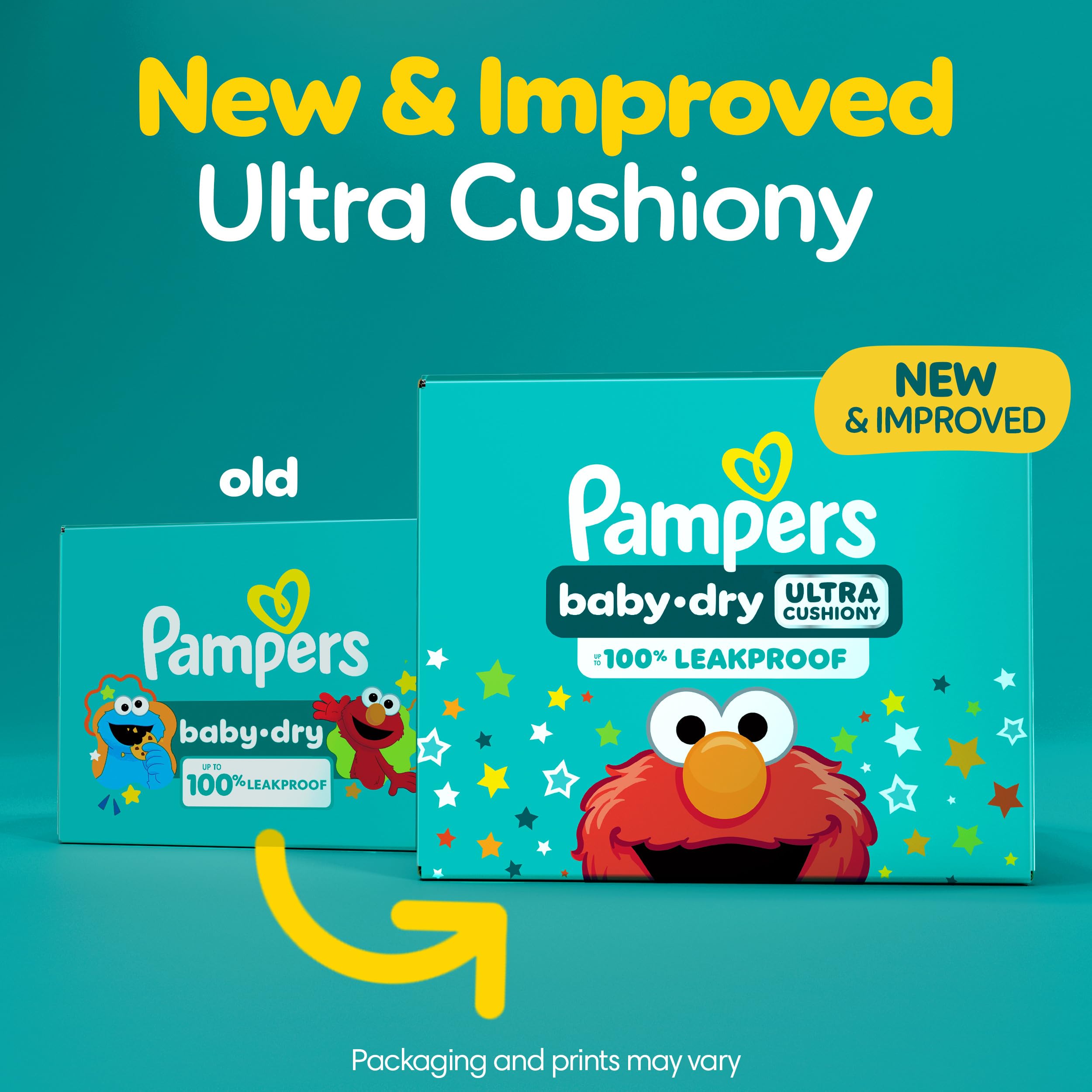 Pampers Baby-Dry Wetness Indicator signals when to change.