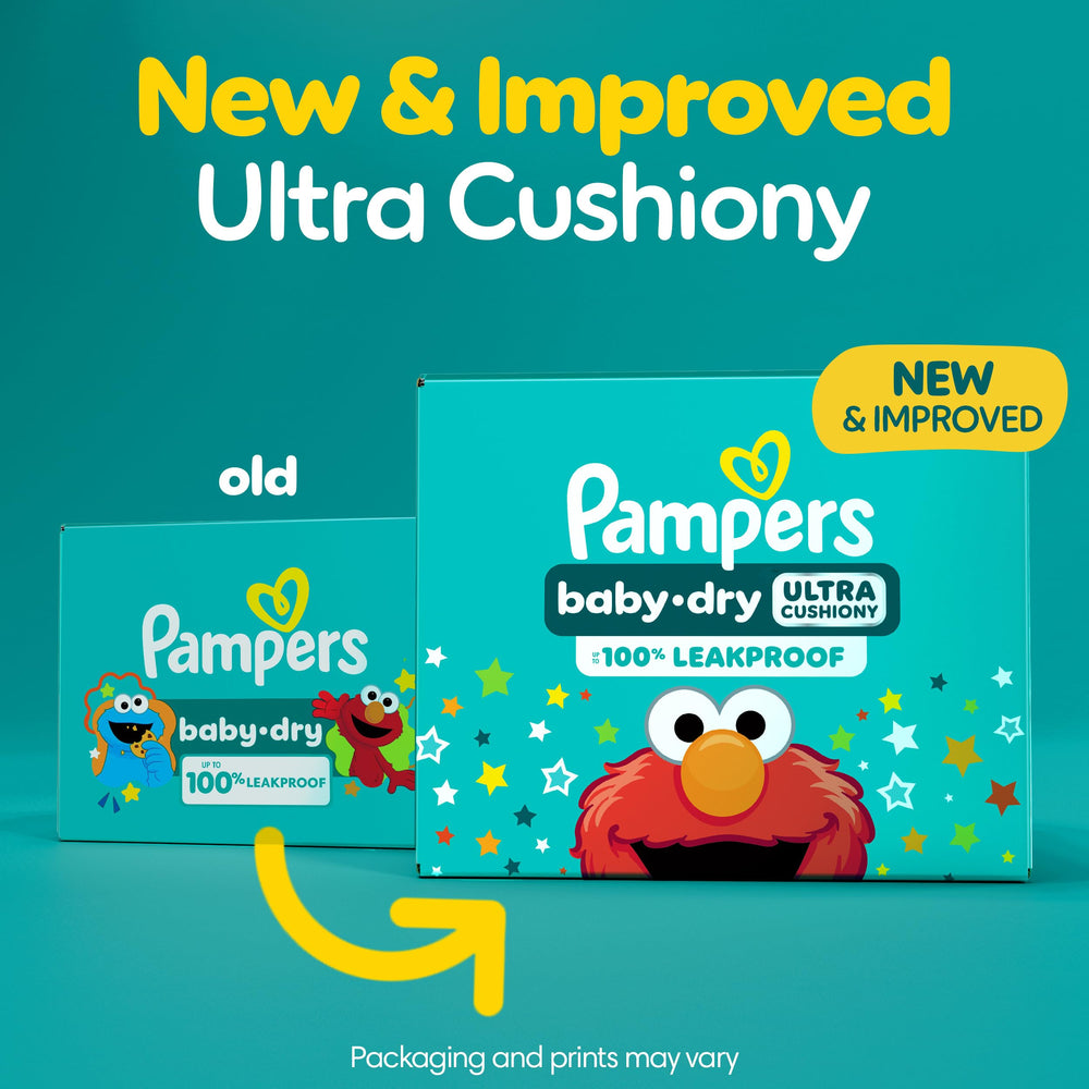 Pampers Baby-Dry Wetness Indicator signals when to change.