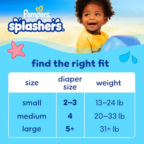 Pampers Splashers fragrance-free materials are gentle on sensitive skin.
