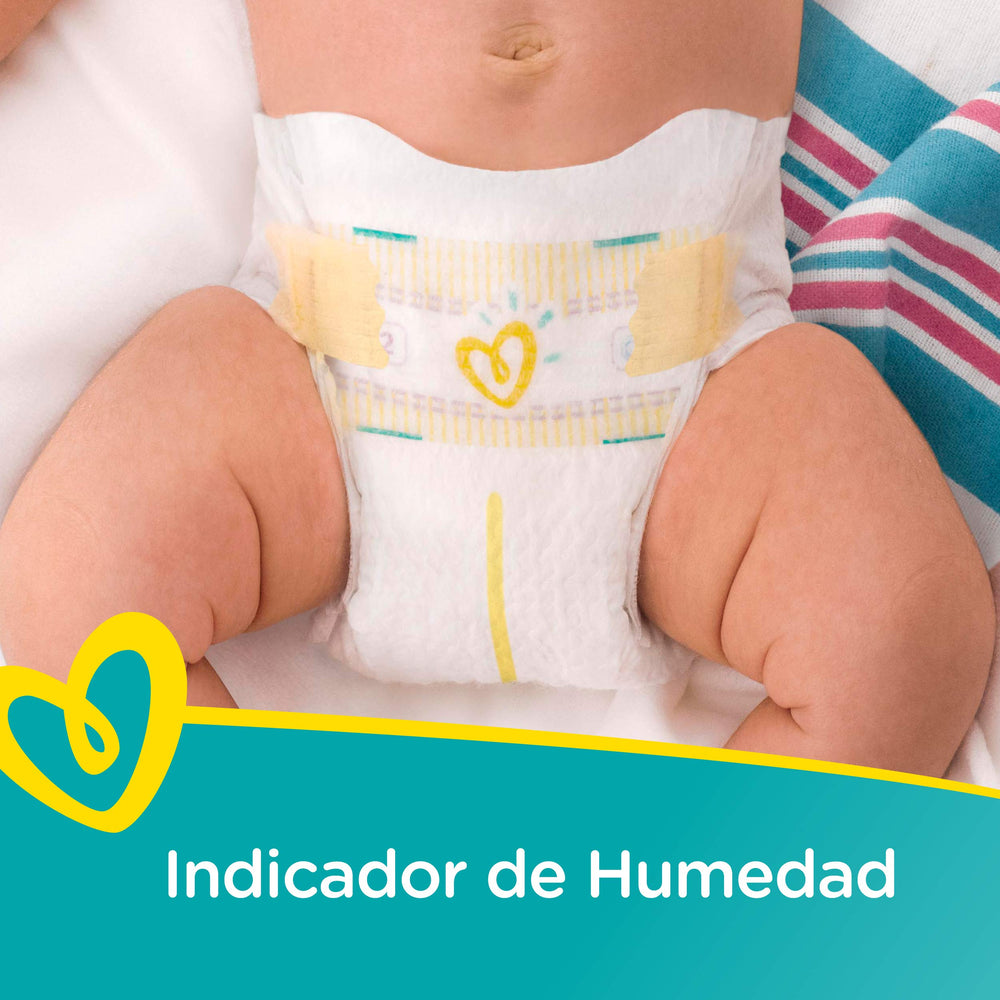 Pampers Swaddlers Absorb Away Liner in action keeps skin dry