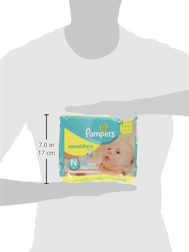 Pampers Swaddlers Wetness Indicator signals when a diaper may need changing for your newborn.