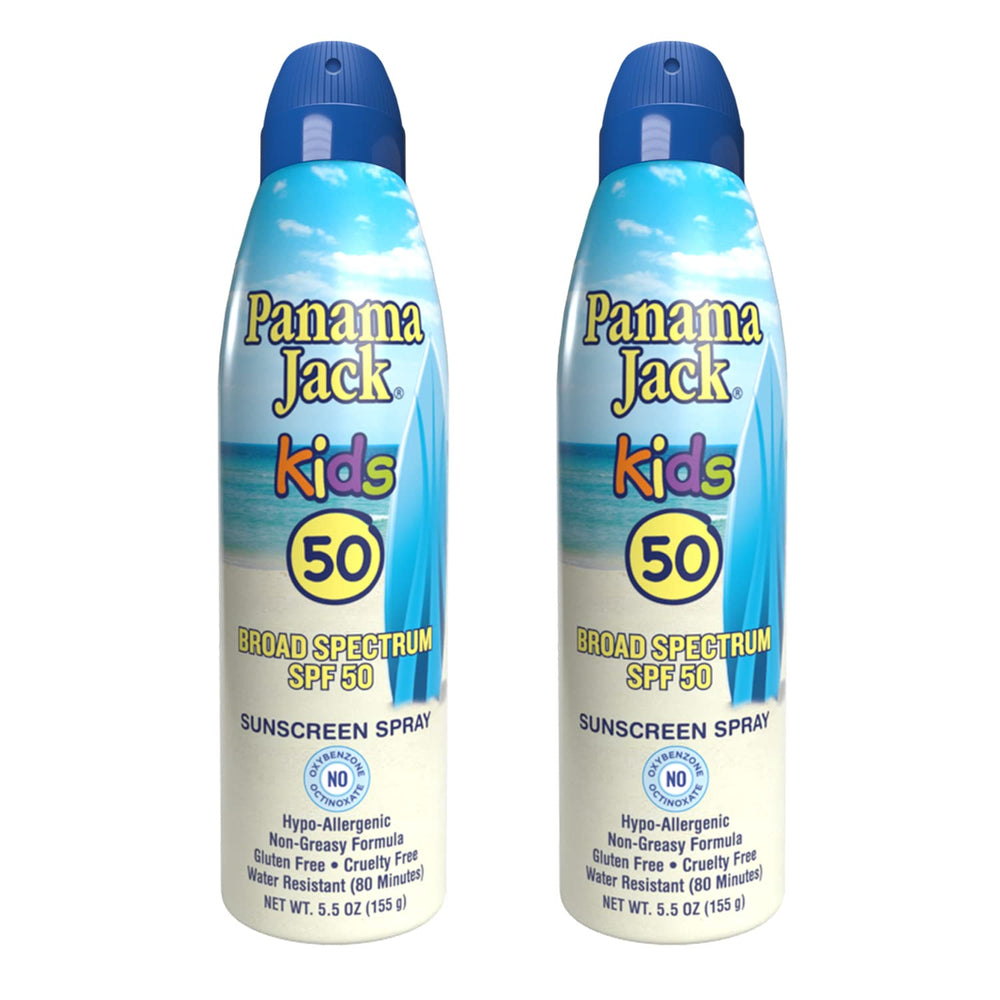 Panama Jack SPF 50 continuous spray supports comfortable daily sun protection outdoors.