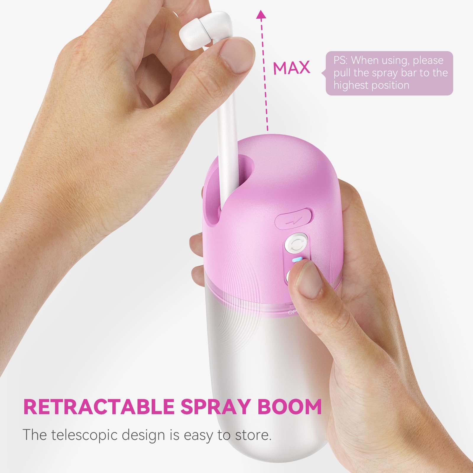 Pancellent packaging box shows the portable bidet in transit-friendly packaging.