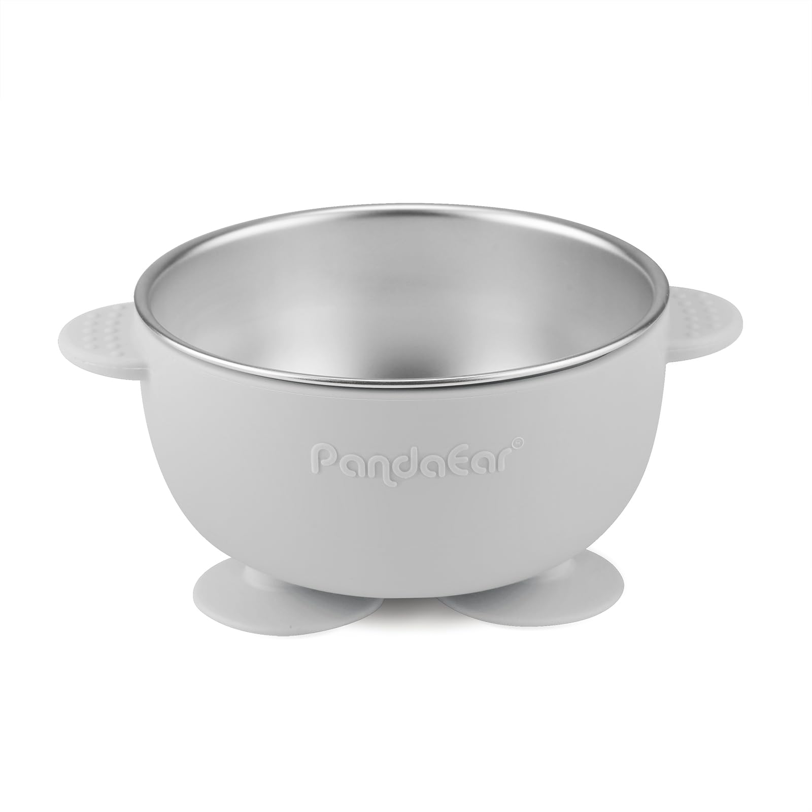 PandaEar baby-led weaning-friendly set supports independent eating with soft utensils.