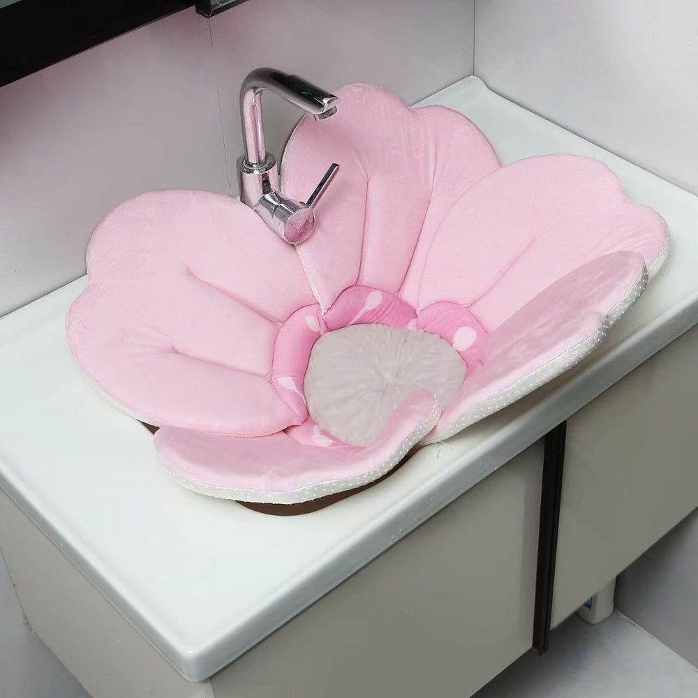 PandaEar bath pad is machine washable for quick cleanup after baths
