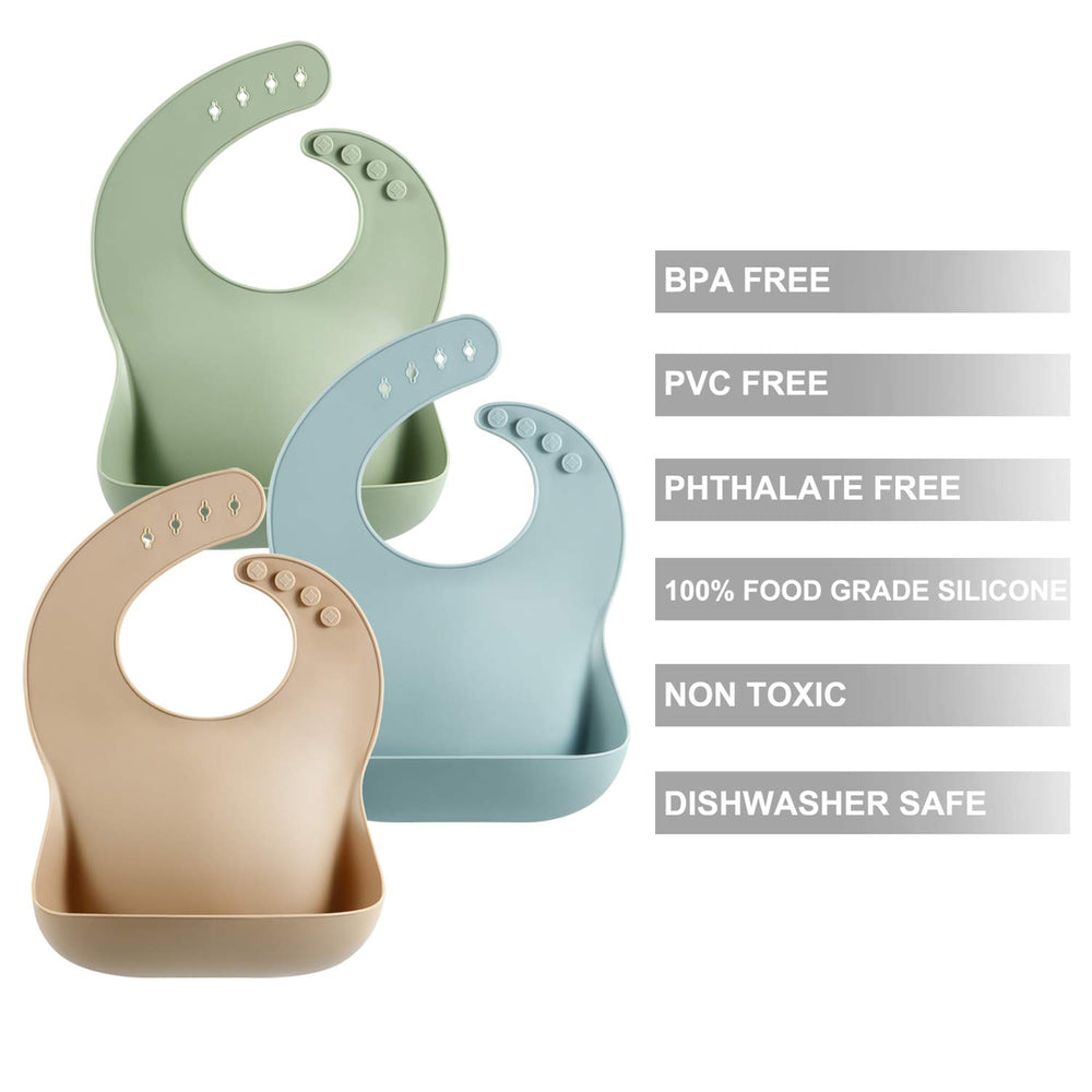PandaEar bib is dishwasher-safe for easy cleanup.