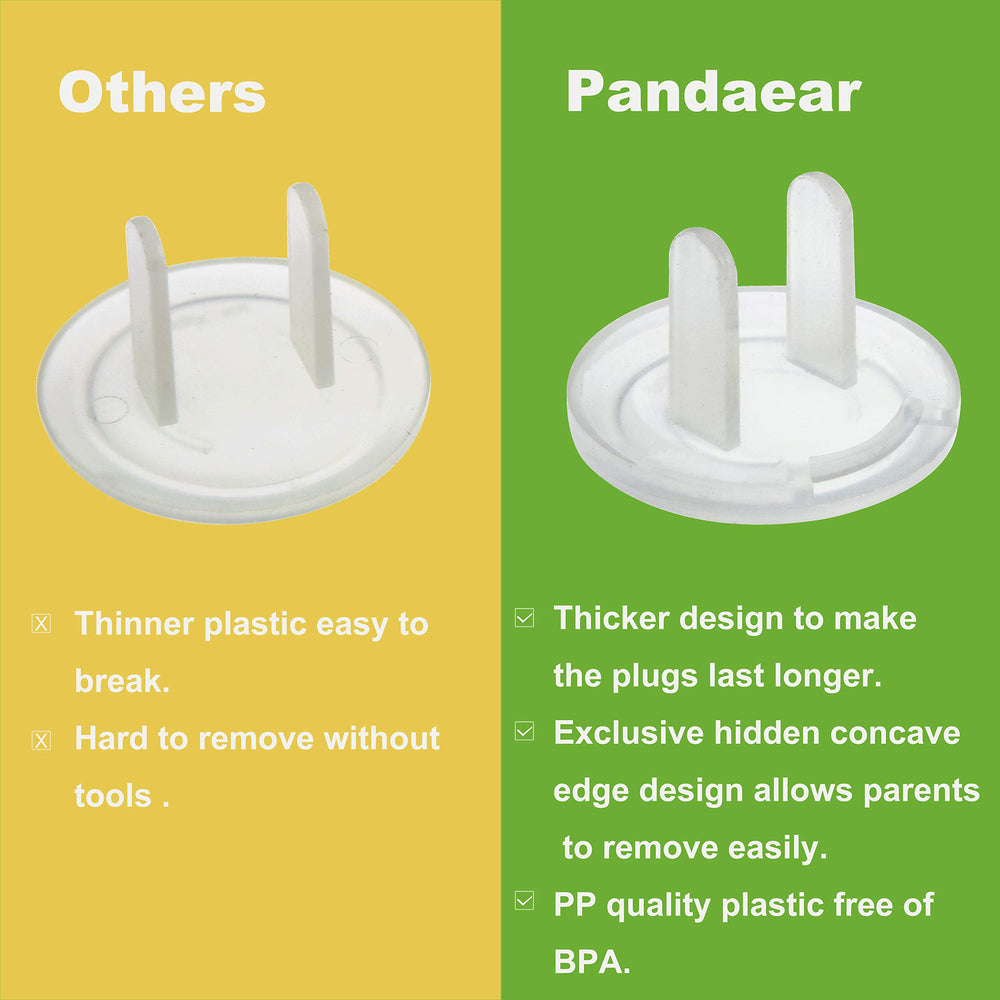PandaEar BPA-free PP plastic for durable protection.