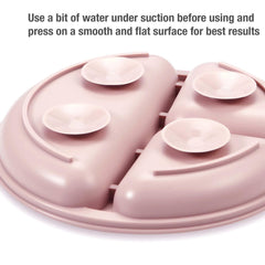 PandaEar BPA-free silicone plate is microwave-friendly for fast warming.