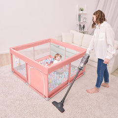 PandaEar breathable mesh walls enhance airflow and visual connection with your child.
