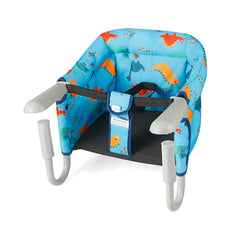 PandaEar clip-on high chair attached to table during a meal for family dining