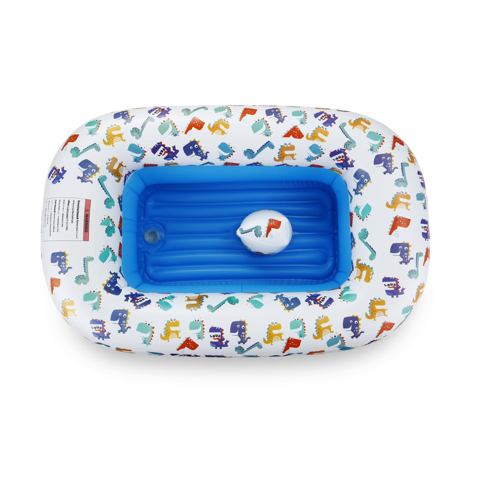 PandaEar dinosaur tub ready for travel anywhere.