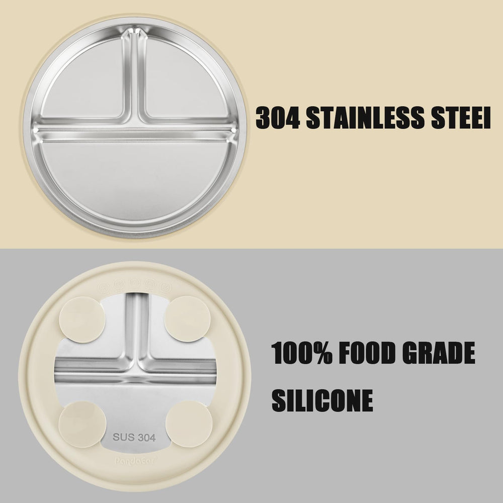 PandaEar dishwasher-safe mealtime set ideal for busy families.