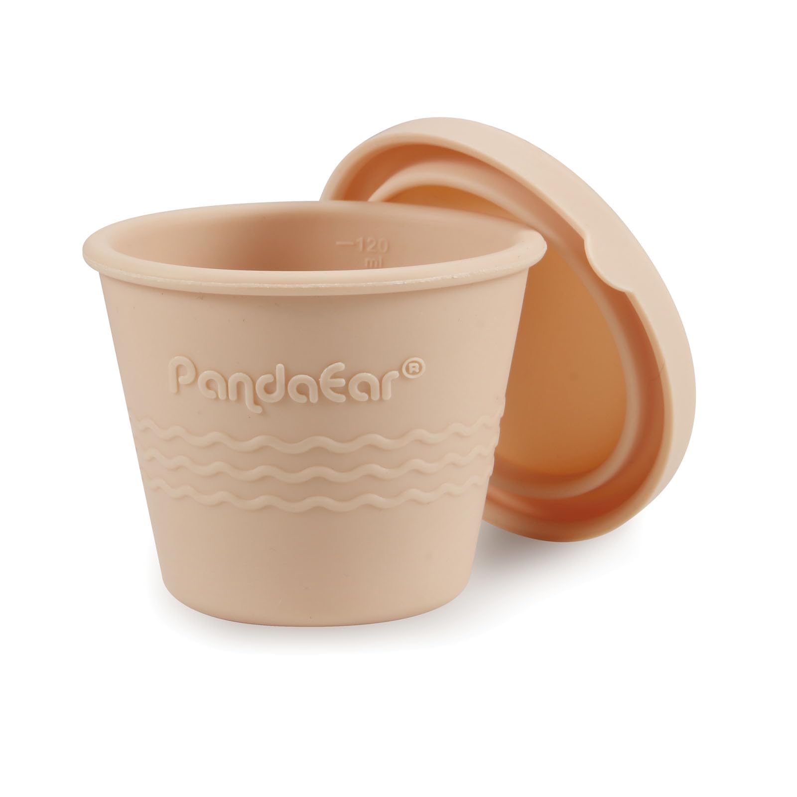 PandaEar easy-clean silicone for quick post-meal cleanup.