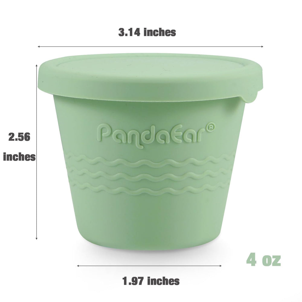 PandaEar freezer-safe and microwave-safe containers keep food fresh.
