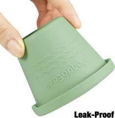 PandaEar leak-proof silicone containers preserve freshness during travel.