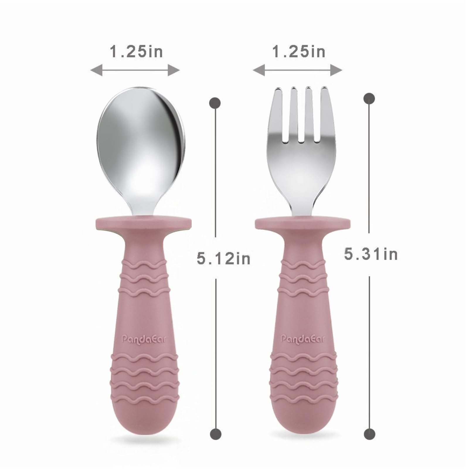 PandaEar pink baby feeding set adds cheerful style to mealtime