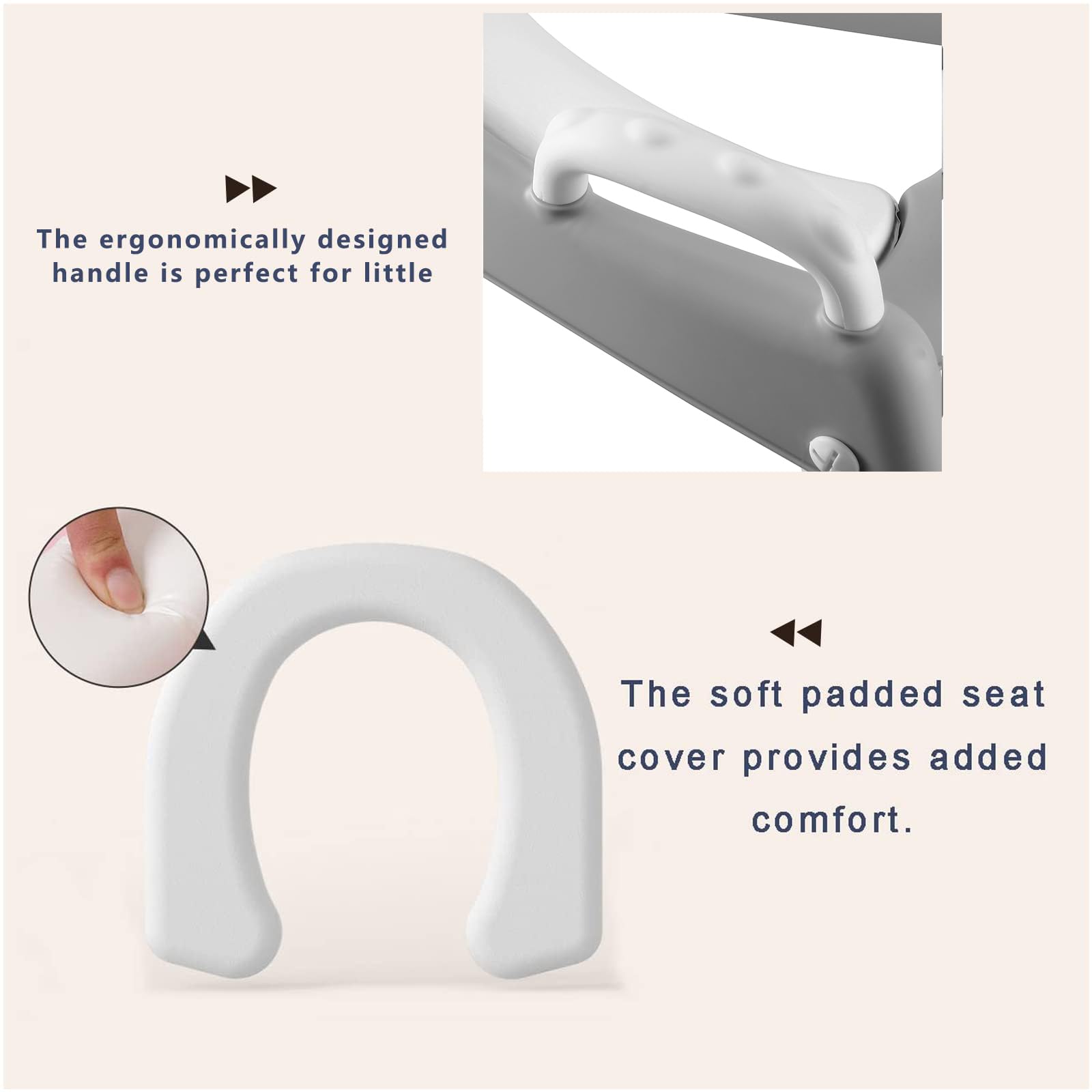 PandaEar versatile design fits most standard toilets.
