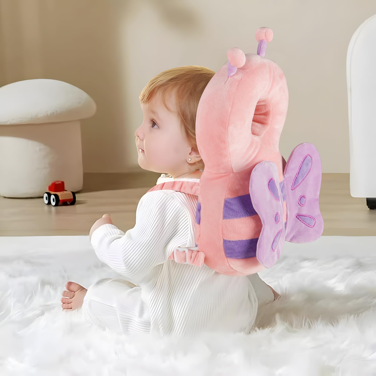 PandaEar soft cotton and plush velvet texture keeps delicate skin comfortable.