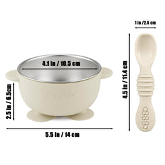 PandaEar bowls showcase a strong suction base to prevent spills.