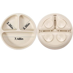 PandaEar suction base prevents sliding on high-chair trays.