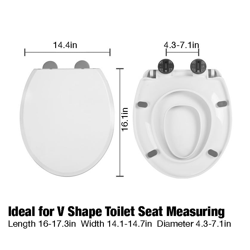 PandaEar slow-close lid for quiet, finger-safe bathroom use.
