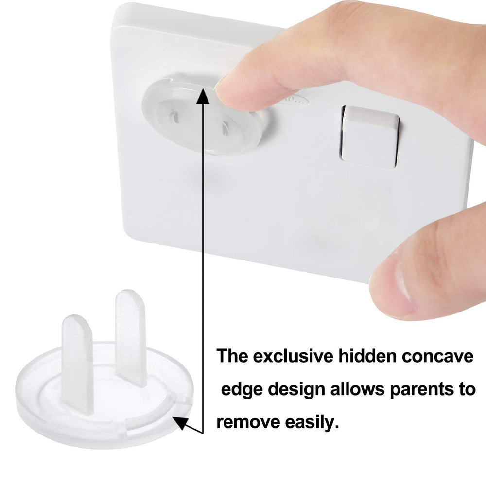 PandaEar transparent socket covers blend discreetly with décor.