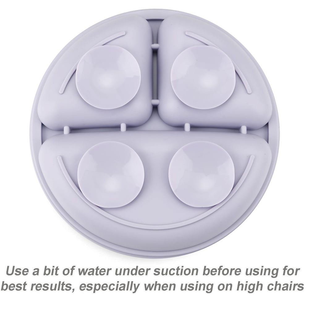 Bright PandaEar plates designed for travel and small kitchen spaces for on-the-go meals.