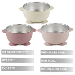 PandaEar unbreakable bowl with silicone sleeve stays quiet and safe during busy meals.