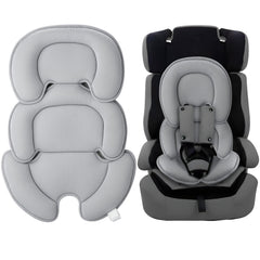 PandaEar baby insert headneck support in use for head stabilization during car rides.
