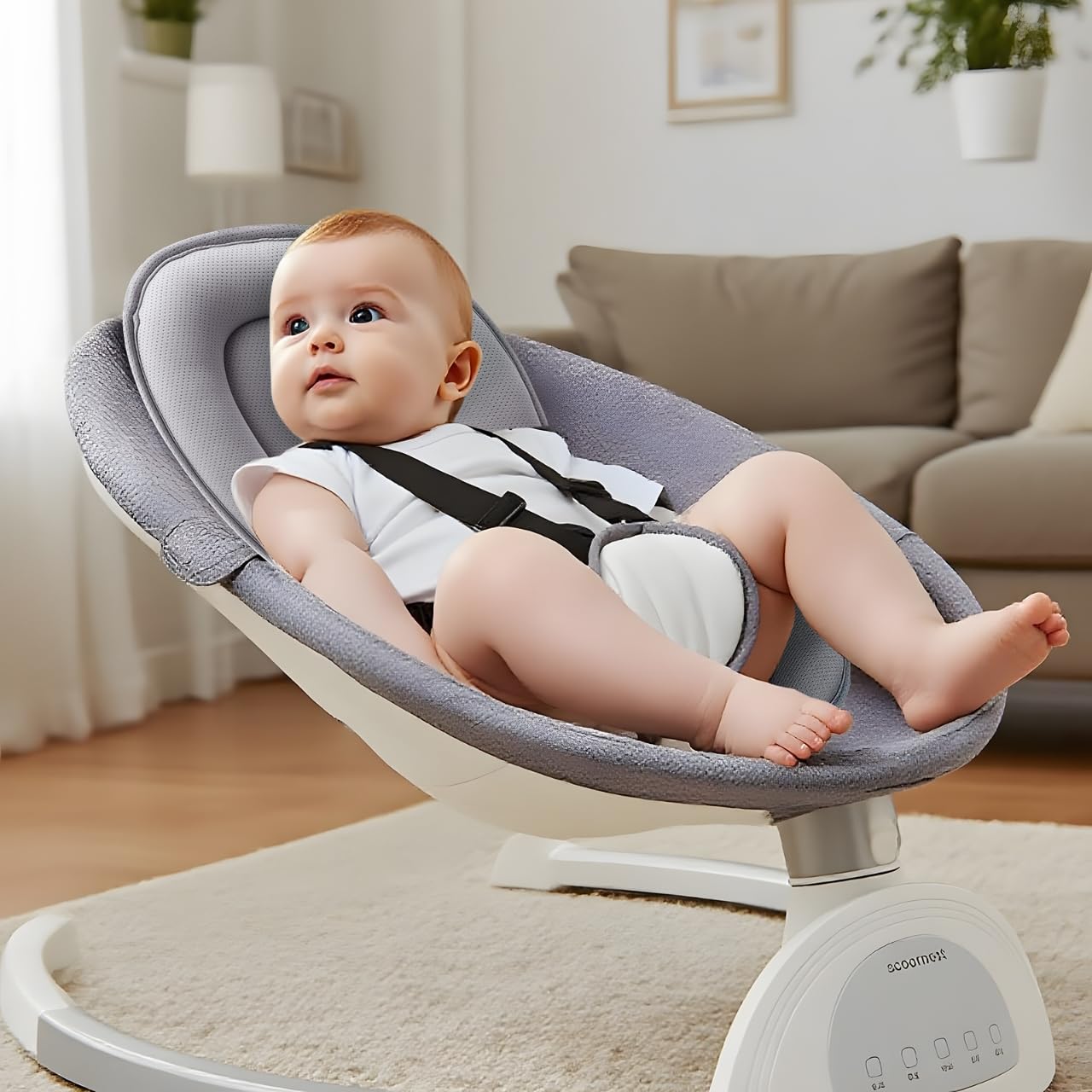 PandaEar infant body support pad provides full-body cradle for newborn comfort.