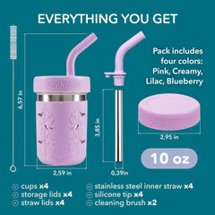 Pandaloo cup shows dual lids for drinks and snacks