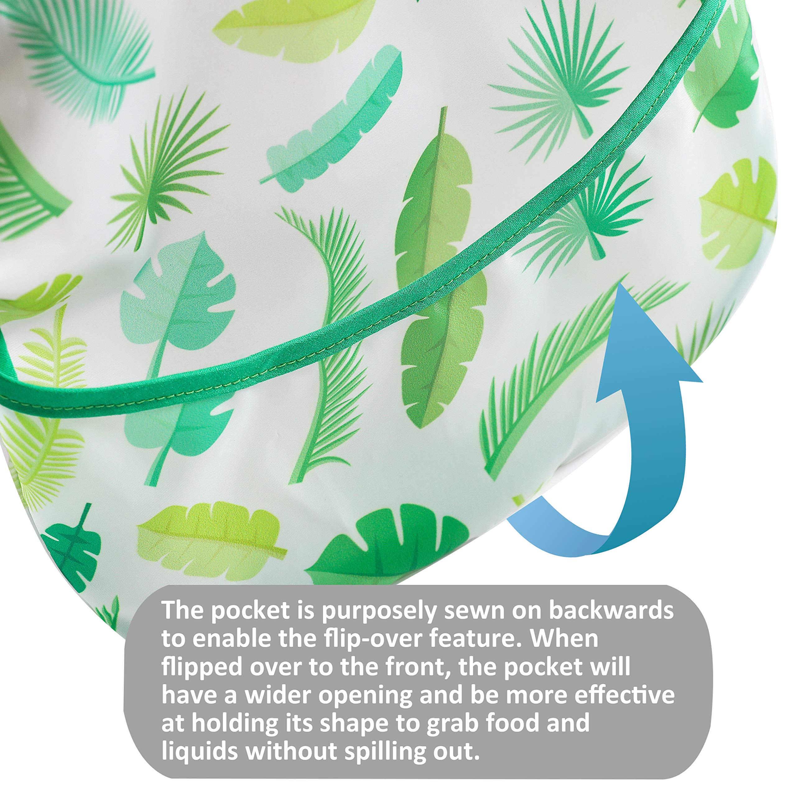 PandaEar bib designed for 12–48 months with back closure