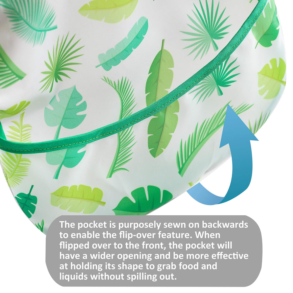PandaEar bib designed for 12–48 months with back closure