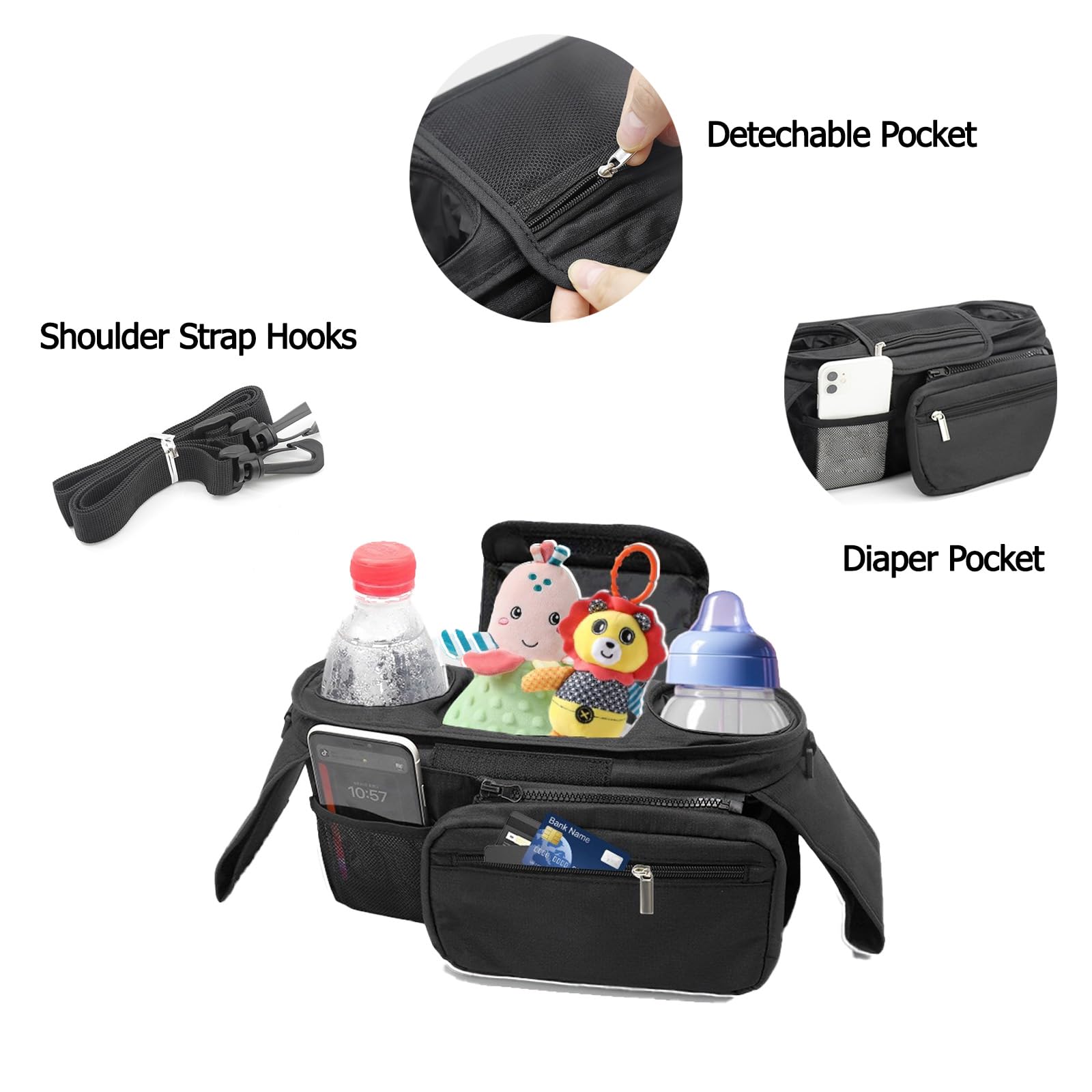 PandaEar 600D Oxford fabric stands up to daily use