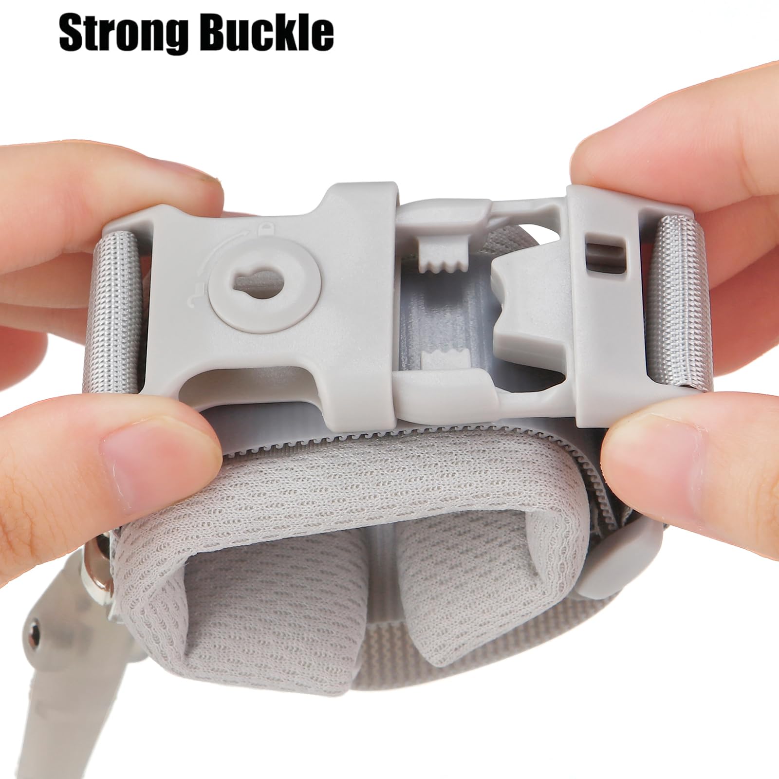 PandaEar padded wristband in use with gentle skin protection