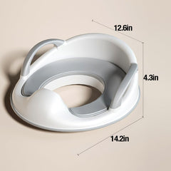 PandaEar anti-slip rim keeps seat steady on toilets.