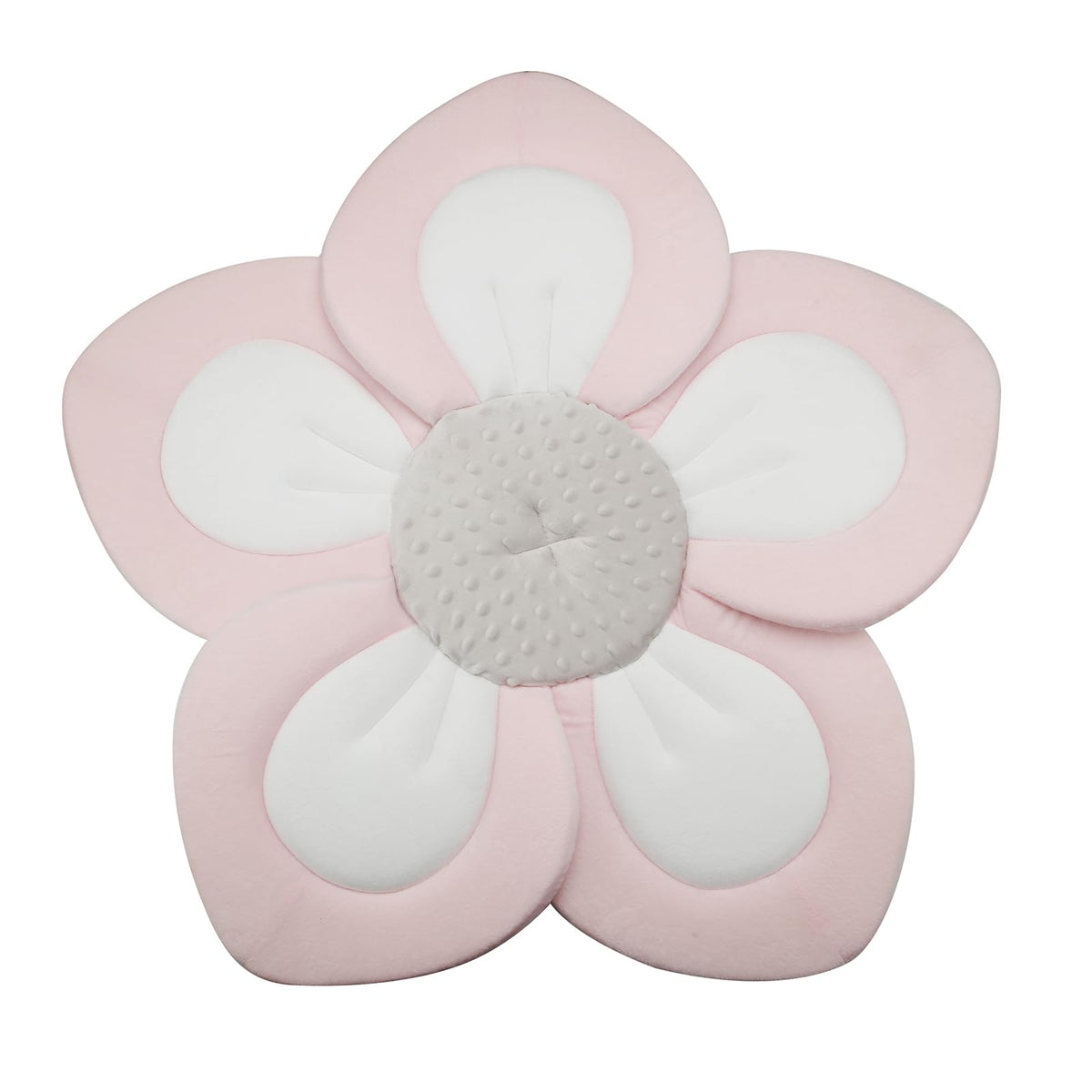PandaEar baby bath pad with soft petals provides cradle-like sink bath support.