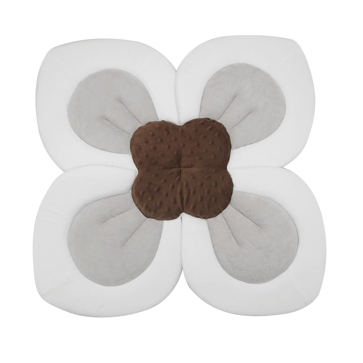 PandaEar Baby Bath Pad with soft petals cradles newborns safely during sink baths.