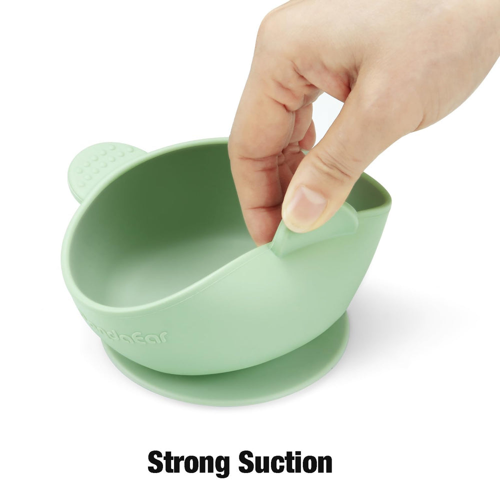 PandaEar suction works best on flat non-porous surfaces like glass