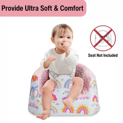 PandaEar soft fabric creates warm, comfortable seating for your baby.