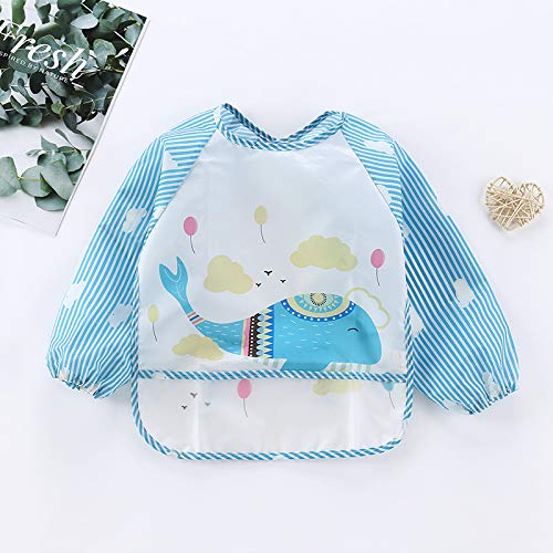 PandaEar back-tie closure bib is easy to secure for wriggly toddlers.