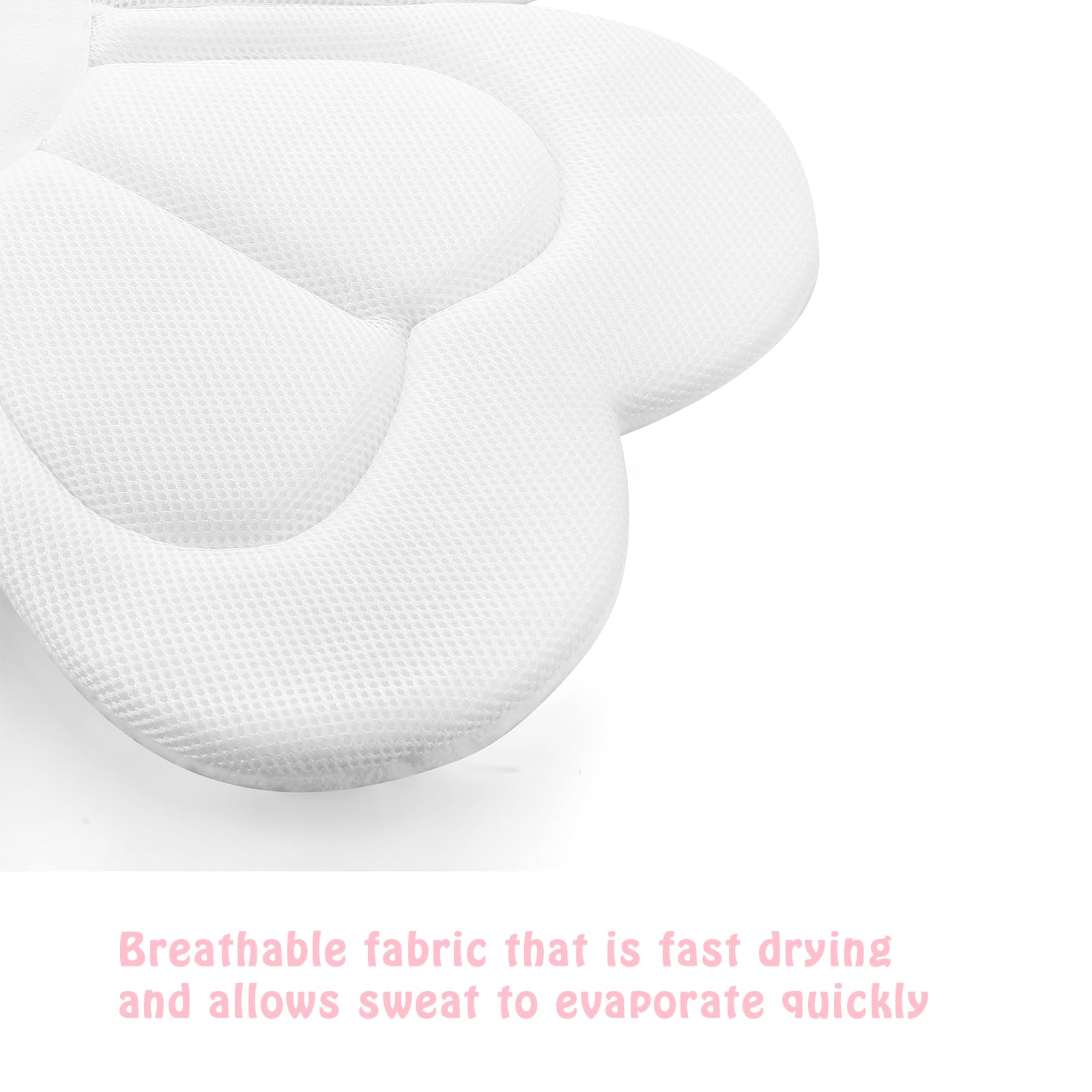 PandaEar anti-skid base helps secure the seat during baths