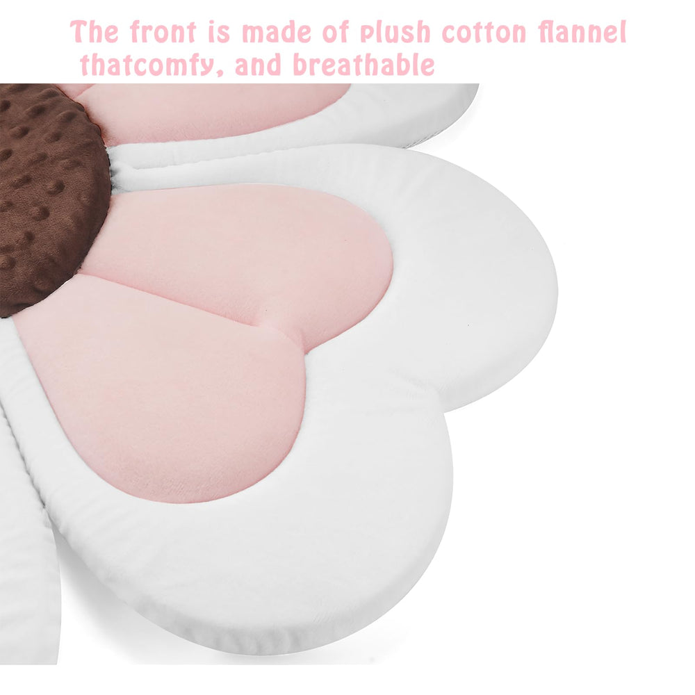 PandaEar contoured petals cradle newborns for comfortable baths